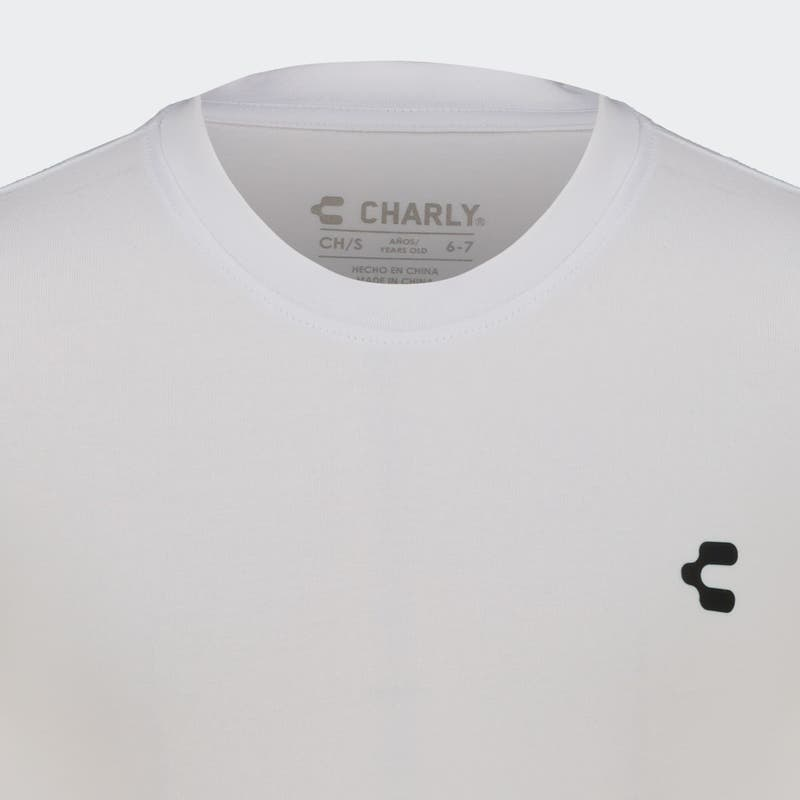 Charly Kids Training White T-Shirt for Boy - Image 2