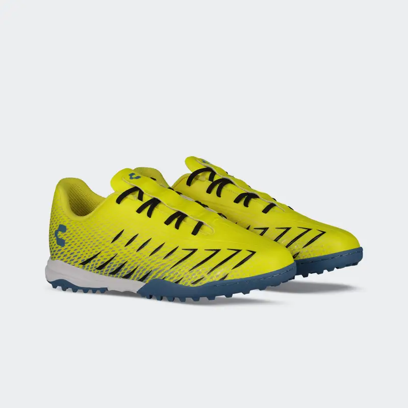 Charly Zinetik TF Sport Soccer Turf Yellow Blue Shoes - Image 2