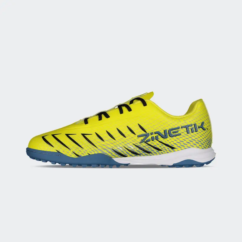 Charly Zinetik TF Sport Soccer Turf Yellow Blue Shoes - Image 5
