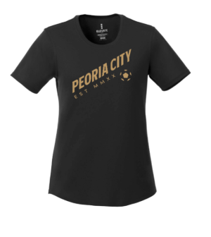 Peoria City Black & Gold T-Shirt